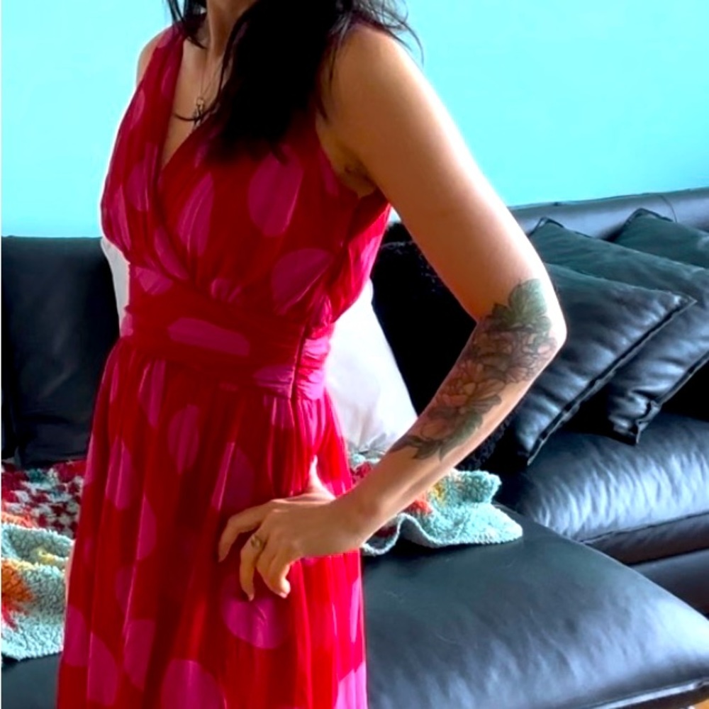 50’s style chiffon dress